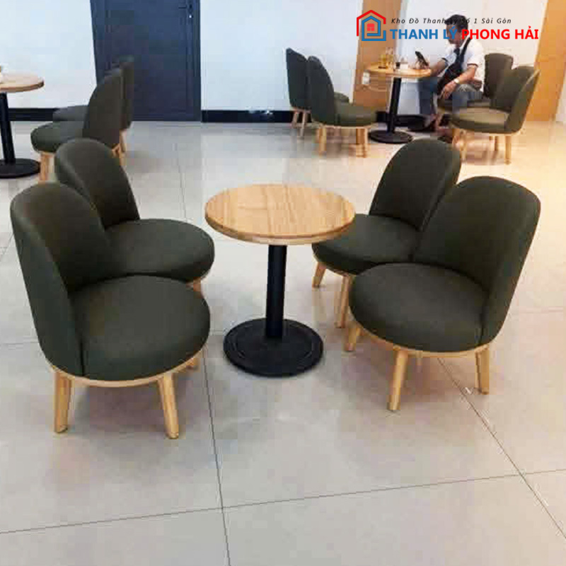 bo-ban-ghe-cafe-boc-dem-moi-99 Bộ Bàn Ghế Cafe Bọc Đệm Mới 99%