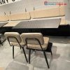 Bộ Bàn Ghế Cafe Bọc Nệm Kèm Băng Ghế Dài Mới 99%