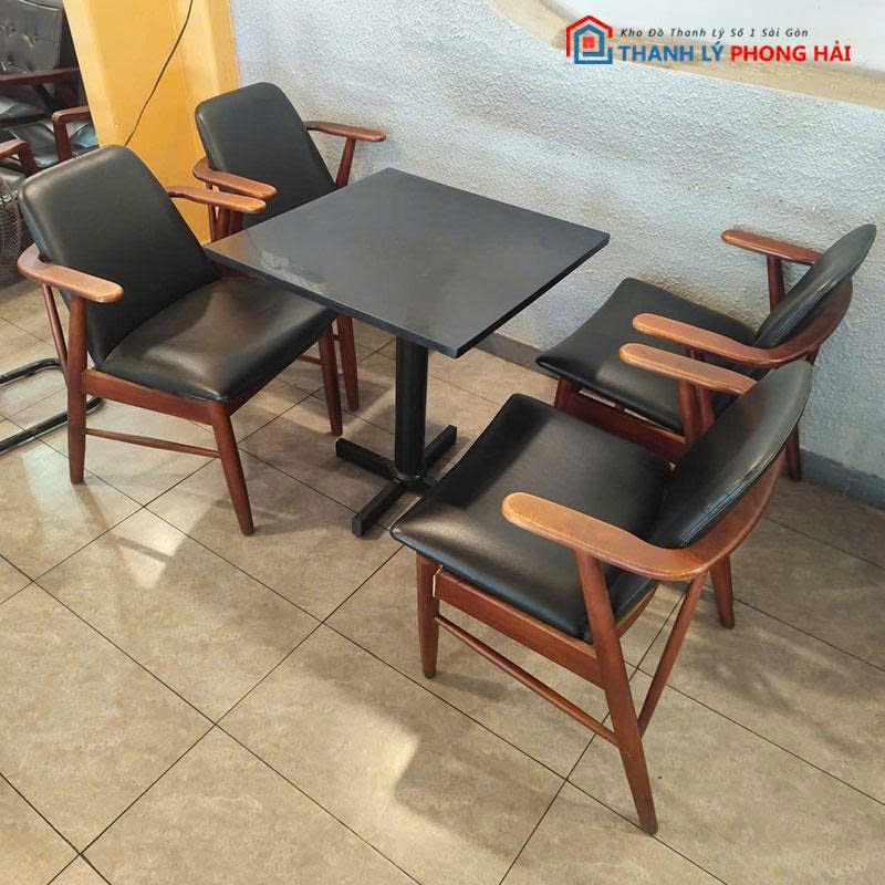 bo-ban-ghe-cafe-chan-sat-ghe-go-cu-2 Bộ Bàn Ghế Cafe Chân Sắt Ghế Gỗ Cũ