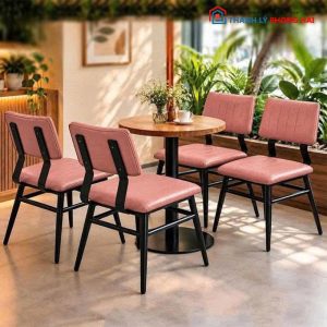 Bộ Bàn Ghế Cafe Đệm Da Mới 99% (Nhiều Màu)
