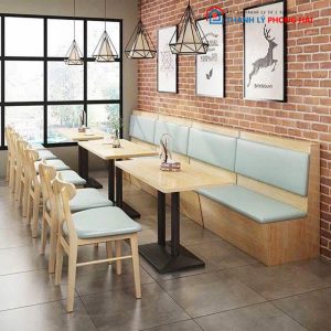 Bộ Bàn Ghế Cafe Mango Kèm Sofa Băng Mới 99%