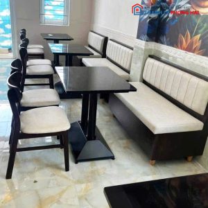 Bộ Bàn Ghế Cafe Mango Kèm Sofa Băng Mới 99%dv