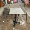 Bộ Bàn Ghế Cafe Sắt Dây Thiết Kế Đơn Giản Cũ