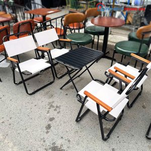Bộ Bàn Ghế Camping Gấp Gọn Mới 99%