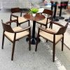 Bộ Bàn Ghế Hiroshi Kèm Bàn Mặt Gỗ Mới 99%