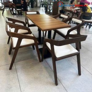 Bộ Bàn Ghế Katakana Cafe Lót Đệm Mới 99%
