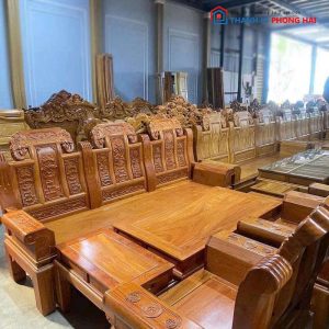 Bộ Bàn Ghế Salon 6 Món Tay Hộp Mới 99%