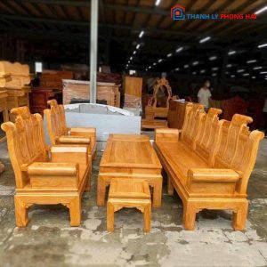 Bộ Bàn Ghế Salon 6 Món Tay Hộp Mới 99%
