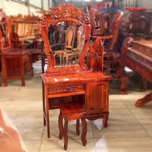 Bộ Bàn Trang Điểm Gỗ Tràm Có Gương Mới 99% (Nhiều Mẫu)