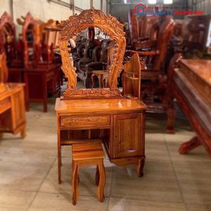 Bộ Bàn Trang Điểm Gỗ Tràm Có Gương Mới 99% (Nhiều Mẫu)