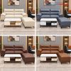 Bộ Sofa Da 2 Chỗ Kèm Đôn Gác Chân Mới 99%