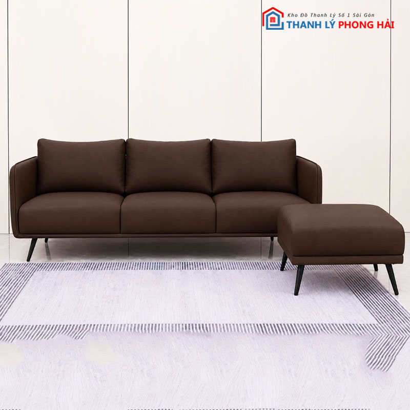 bo-sofa-phong-khach-boc-da-tang-ban-tra (3) Bộ Sofa Phòng Khách Bọc Da Tặng Bàn Trà Mới 99% (Nhiều Màu)