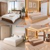 Combo Giường Tủ Bàn Trang Điểm MDF Mới 99%