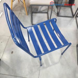 Ghế Cafe Sắt Màu Xanh Cũ