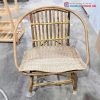 Ghế Mây Thư Giãn Cũ Lót Chiếu Cói Tự Nhiên