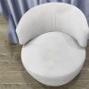 Ghế Sofa Đơn Bọc Nhung Cũ Kiểu Tròn Ôm Lưng