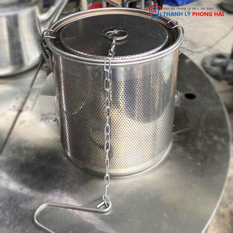 gio-trung-bun-pho-inox-cu-dang-tron Giỏ Trụng Bún Phở Inox Cũ Dạng Tròn