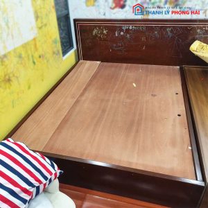 Giường Gỗ MDF 1m6 Dát Phẳng Cũ