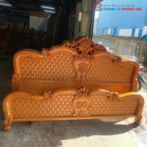 Giường Ngủ Hoàng Gia Gỗ TN Cao Cấp Mới 99% (Nhiều Mẫu)
