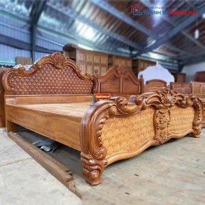 Giường Ngủ Hoàng Gia Gỗ TN Cao Cấp Mới 99% (Nhiều Mẫu)