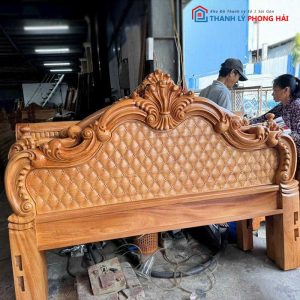 Giường Ngủ Hoàng Gia Gỗ TN Cao Cấp Mới 99% (Nhiều Mẫu)