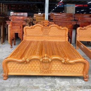 Giường Ngủ Hoàng Gia Gỗ TN Cao Cấp Mới 99% (Nhiều Mẫu)