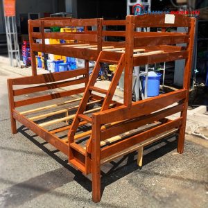 Giường Tầng Gỗ 1m4 Thiết Kế Rộng Rãi Cũ