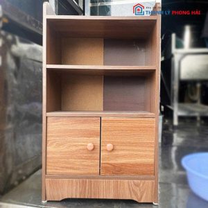 Kệ Đầu Giường Gỗ MDF Cũ Có 2 Cánh Tủ