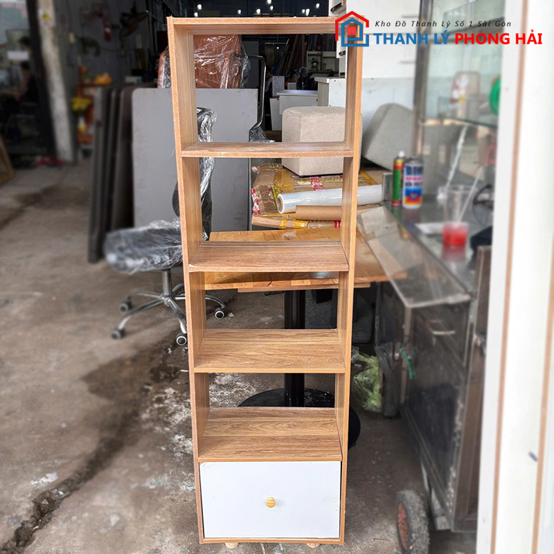 ke-decor-go-cn-cu-co-hoc-keo Kệ Decor Gỗ CN Cũ Có Hộc Kéo