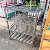 Kệ Inox Vuông 4 Tầng Cũ