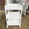 Kệ Nhựa 3 Tầng Có Tay Đẩy Cũ