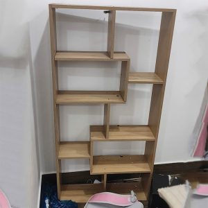 Kệ Sách Cũ Gỗ CN Thiết Kế Ô Lệch