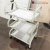 Kệ Sắt 3 Tầng Khung Trắng Cũ