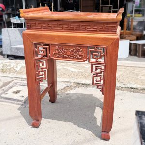 Kệ Thờ Gia Tiên 90cm Cũ Gỗ Gõ Đỏ