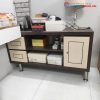 Kệ Tivi 1m2 Gỗ MDF Chân Kim Loại Cũ