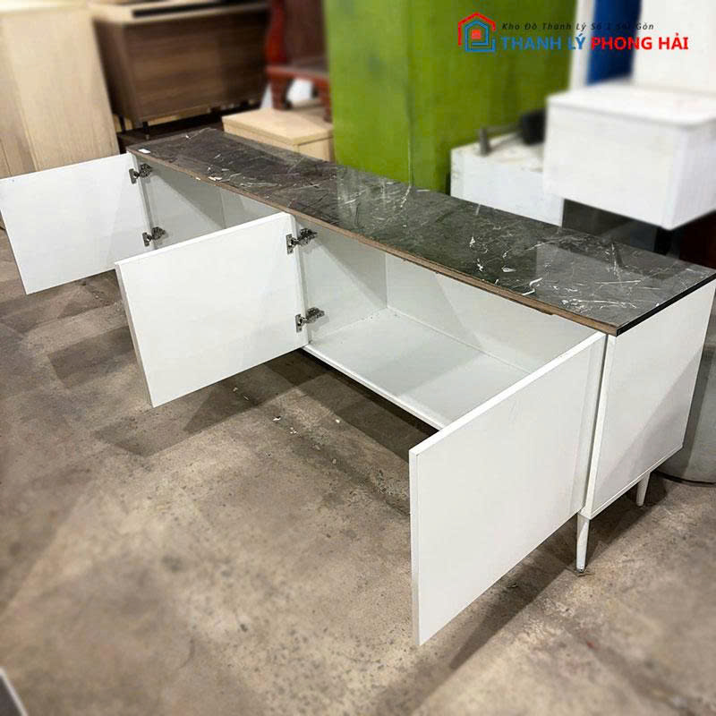 ke-tivi-cu-4-canh-2m3-mat-van-da-2 Kệ Tivi Cũ 4 Cánh 2m3 Mặt Vân Đá