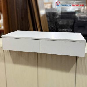 Kệ Tivi Treo Tường Kèm 2 Hộc Kéo Cũ