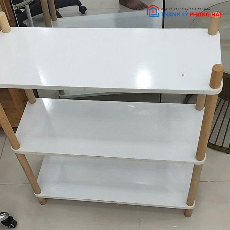 ke-trang-tri-3-tang-mat-go-mdf-cu-1 Kệ Trang Trí 3 Tầng Mặt Gỗ MDF Cũ