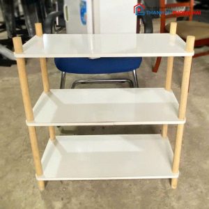 Kệ Trang Trí 3 Tầng Mặt Gỗ MDF Cũ