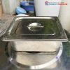 Khay Inox Chữ Nhật Cũ Có Tay Cầm