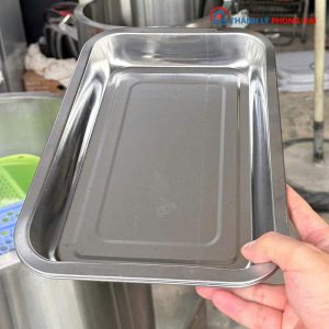 Khay Inox Cũ Hình Chữ Nhật
