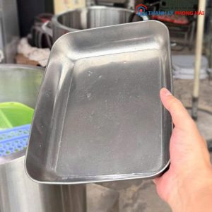 Khay Inox Cũ Hình Chữ Nhật