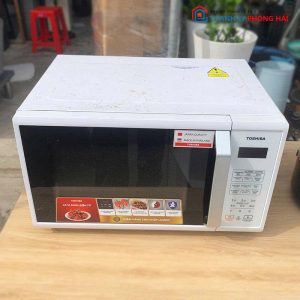 Lò Vi Sóng Toshiba Cũ Màu Trắng