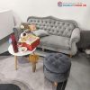 Sofa Băng 1m9 Bọc Nhung Tân Cổ Điển Cũ
