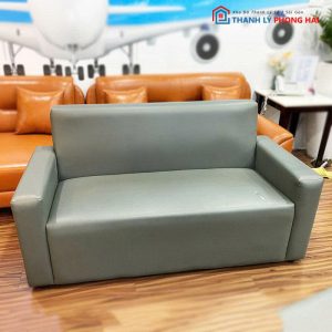 Sofa Băng Bọc Da Cũ Thiết Kế Đơn Giản