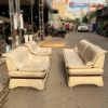 Sofa Bành 3 Món Bọc Da Cũ Kiểu Sang Trọng