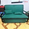 Sofa Bed Cũ Bọc Vải Có Bánh Xe Kéo Thành Giường
