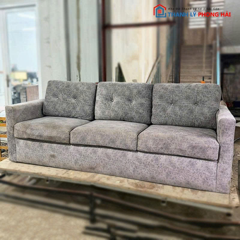 sofa-boc-nhung-xam-2m3-cu-1 Sofa Bọc Nhung Xám 2m3 Cũ