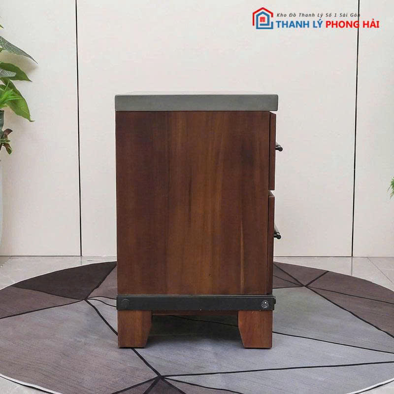 tab-dau-giuong-go-72cm-moi-99-2 Tab Đầu Giường Gỗ 72cm Mới 99%