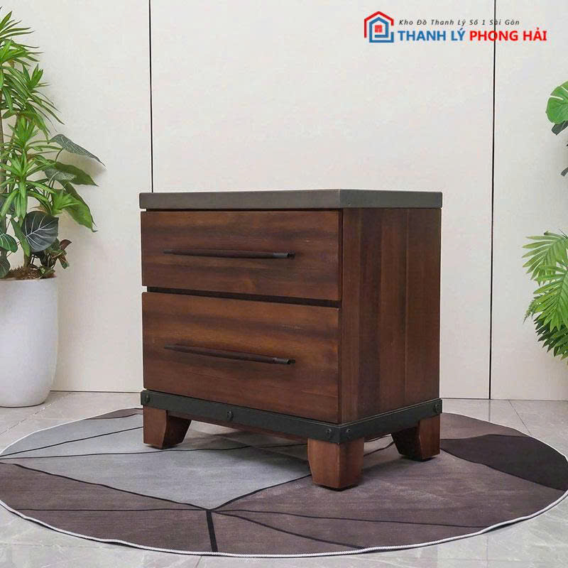 tab-dau-giuong-go-72cm-moi-99-4 Tab Đầu Giường Gỗ 72cm Mới 99%